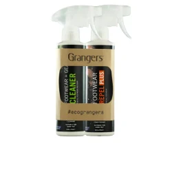 Grangers Footwear and Gear Cleaner and Footwear Repel Plus Eco Doppelpack - SS25