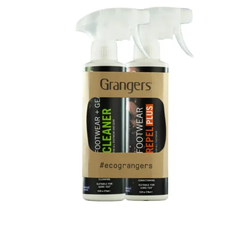 Grangers Footwear and Gear Cleaner and Footwear Repel Plus Eco Doppelpack - SS25