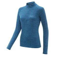 Higher State L/S Raglan 1/4 Reißverschluss Neck Damen Top