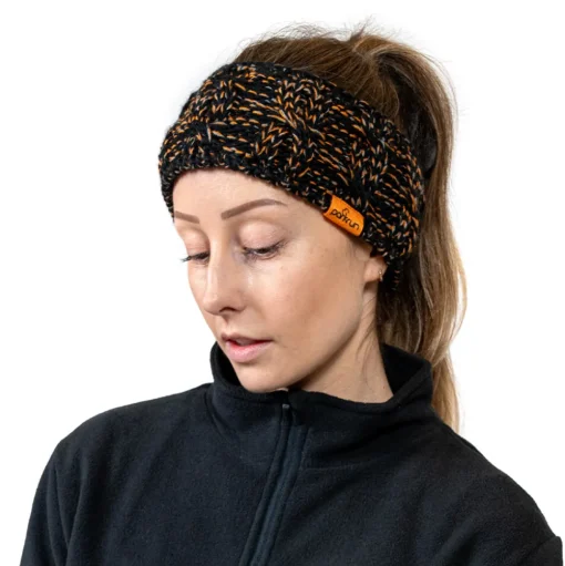 Parkrun Apricot Knitted Stirnband