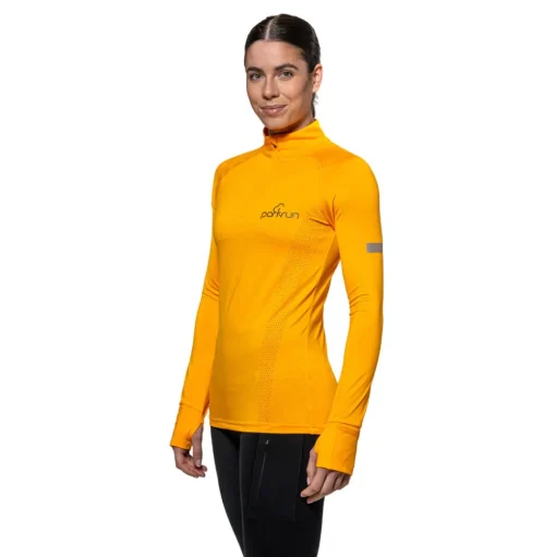 Parkrun Apricot parkrun Damen 1/4 Reißverschluss Langarmshirt