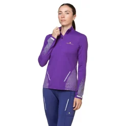 RonHill Tech Reflect Halb-Reißverschluss Damen Top - AW24