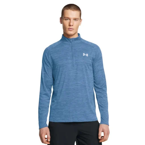Under Armour Tech Textured Shirt mit halbem Reißverschluss - SS25